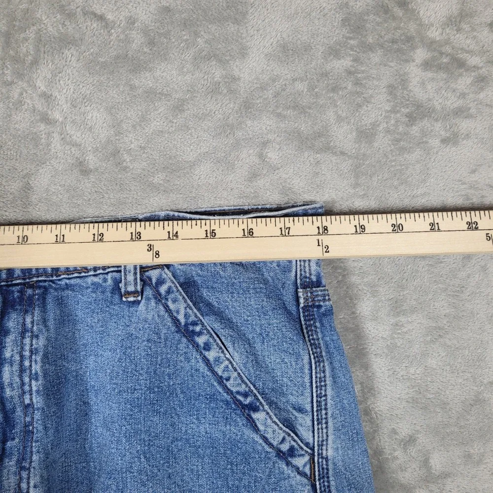 Levis Carpenter Shorts Mens 36 Blue SilverTab Vintage Denim Relaxed 90s Y2K
